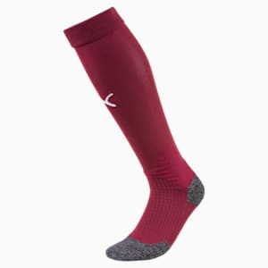 Liga Soccer Socks [1 Pair], Cordovan-Puma White, extralarge